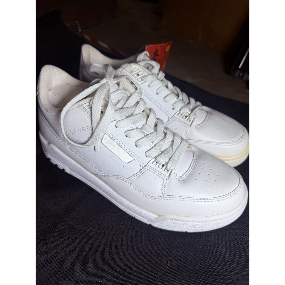 Lugz Birdman #1 Stunna Low White Leather Mens 7